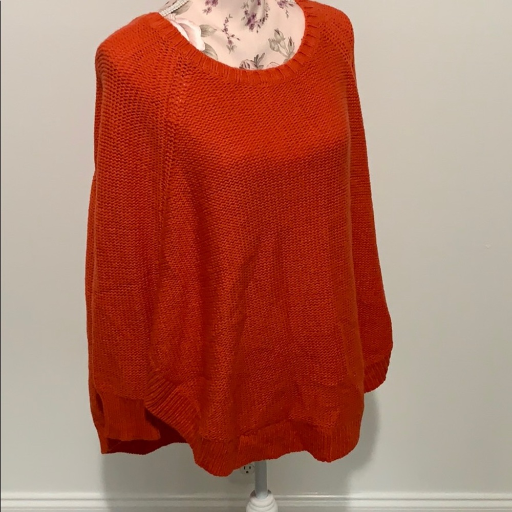 GUINEVERE ANTHROPOLOGIE Knit Poncho Sweater